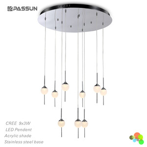 Interior 27 W llevó la luz <span class=keywords><strong>pendiente</strong></span> para la tienda de café - Product Image 1