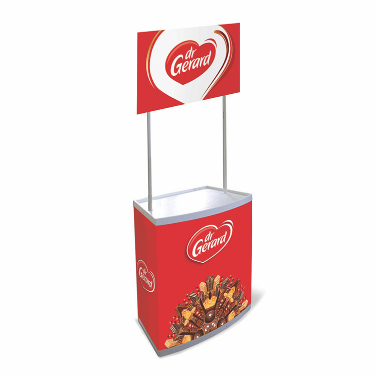 Оптовая продажа, выдвижная рекламная Складная Настольная стойка