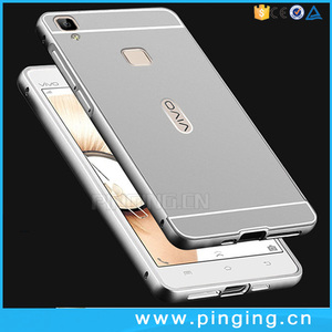 Lüks metal tampon sert pc arka <span class=keywords><strong>vivo</strong></span> için kılıf <span class=keywords><strong>v3</strong></span> X80 Lite V25 Y35 Y91 Y16 V23 Y22 Y21 T1 Y81 V9 Y93 y33s Y20 telefon kılıfı kapak