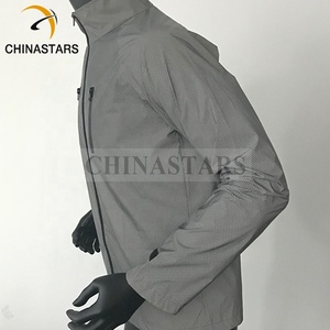 Ad alta visibilità luce-peso di notte sport all'aria aperta <span class=keywords><strong>bike</strong></span> ciclo argento rivestimento riflettente per la sicurezza abbigliamento - Product Image 3