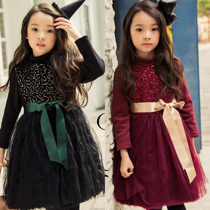 Hanbok tradicional de los niños de la moda coreana vestido para chica