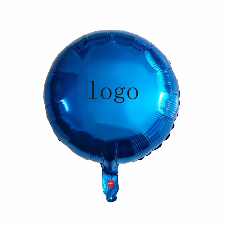 Dekorasyon partisi için düşük fiyat toptan özelleştirilmiş Logo özel folyo balon helyum balon