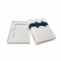 Caja de tarjetas de regalo elegante con tapa