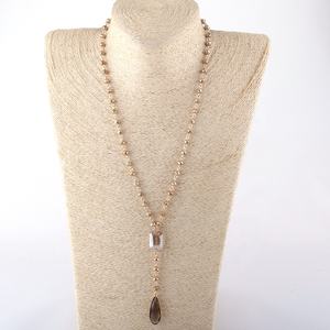 <span class=keywords><strong>Collana</strong></span> con catena <span class=keywords><strong>a</strong></span> catena con maglia di cristallo <span class=keywords><strong>oro</strong></span> e cristallo <span class=keywords><strong>collana</strong></span> girocollo pendente <span class=keywords><strong>a</strong></span> goccia - Product Image 2