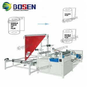 BS 600 Top quality high speed plastic BOPP Plastic Film Folding Machinery For Factory Direct