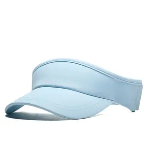 High Quality Wholesale custom sport elastic back big visor sun visor hat