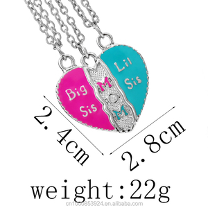 <span class=keywords><strong>Collana</strong></span> con Ciondolo <span class=keywords><strong>Cuore</strong></span> Spezzato per Mamma e Figlia, Gioielli per Donne - Product Image 2
