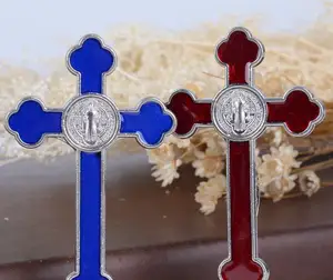 Crucifix A & J St benobian, crucifix, production solide, réglable, croix catholique - Product Image 1