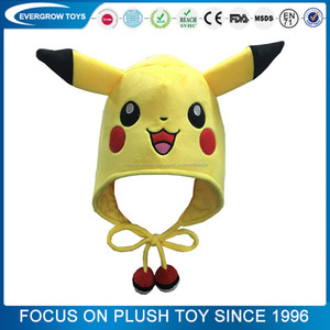 2016 <span class=keywords><strong>pokemon</strong></span> pikachu sombreros animales sombrero <span class=keywords><strong>de</strong></span> felpa suave - Product Image 2