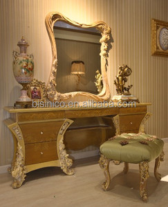 Tissu <span class=keywords><strong>vert</strong></span> matelassé en bois Style Baroque, nouveau Design, pour <span class=keywords><strong>lit</strong></span> King Size, meubles de chambre à coucher, <span class=keywords><strong>lit</strong></span> de mariage en bois romatique - Product Image 2