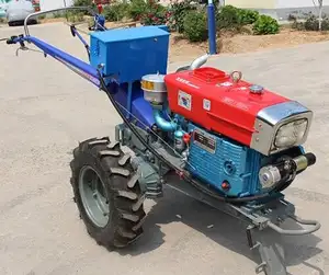 Mini cultivador de tractor para agricultura, dos ruedas, diesel, buena calidad, gran oferta, china