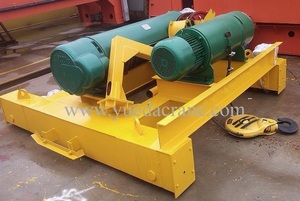 Troli <span class=keywords><strong>Hoist</strong></span> Listrik Rel Ganda Kawat Baja LH5-50ton untuk Crane - Product Image 2