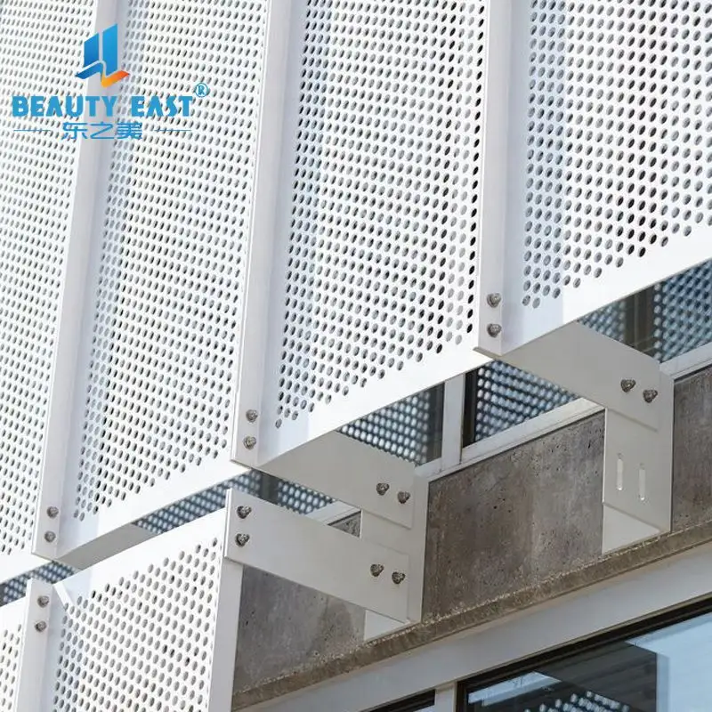 Modern Design Aluminum Solid Cladding Facade Panel For Building Decoration