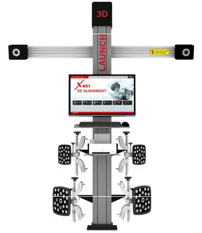 새로 좋은 가격 발사 X-831T 3d 자동차 휠 정렬 리프트 센서 기계 피트 led 빛