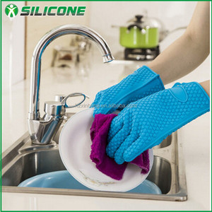 Alibaba China caliente venta resistencia al calor <span class=keywords><strong>de</strong></span> <span class=keywords><strong>silicona</strong></span> guante / cocinar 5 dedos <span class=keywords><strong>de</strong></span> <span class=keywords><strong>silicona</strong></span> guante - Product Image 4