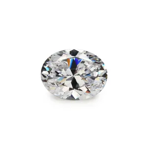 Custom Heart cut AAA zircon diamond stone Gems White Cubic Zirconia For Jewelry