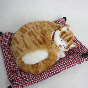 Vendita calda Della Novità del <span class=keywords><strong>Regalo</strong></span> Della Peluche Pigro Respirazione Gatto Addormentato - Product Image 1