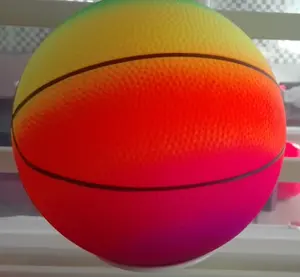 레인보우 컬러 PVC 농구/놀이터 공/Vollyball
