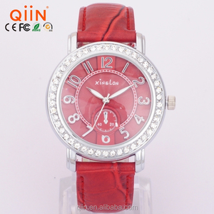 Qu0318 en cuir montre 2015 dames vogue montres robe wathes femmes - Product Image 2