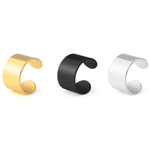 Boucles <span class=keywords><strong>d</strong></span>'oreilles en acier inoxydable pour hommes et femmes, design de mode, sans trou - Product Image 2