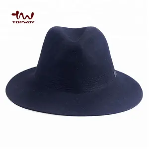 블랙 펠트 페도라 모자 도매