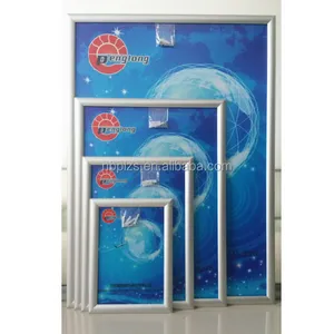 <strong>A4</strong> Wall-<strong>Mounted</strong> Aluminum Poster <strong>Frame</strong> <strong>with</strong> Anodized Finish UV-Resistant PET Cover Waterproof Easy Assembly - Product Image 1