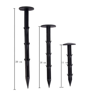 Clous de fixation en <span class=keywords><strong>plastique</strong></span> pour <span class=keywords><strong>film</strong></span> de <span class=keywords><strong>paillage</strong></span> noir en PP, protection contre les nuisibles, jardinage, outils de fixation - Product Image 3