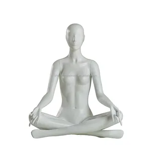 网上商店布瑜伽显示人体模特瑜伽姿势全尺寸运动人体模特出售
