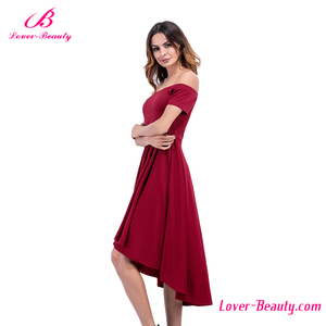 2017 vendita Calda vestito da sera <span class=keywords><strong>rosso</strong></span> <span class=keywords><strong>e</strong></span> <span class=keywords><strong>nero</strong></span> allentato irregolare - Product Image 2