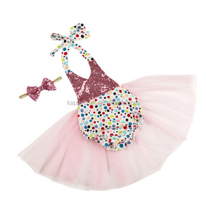 Sweet girl Vestito All'ingrosso Del Bambino Bambine Paillettes Tutu Dress Moderna Abiti Designs - Product Image 5