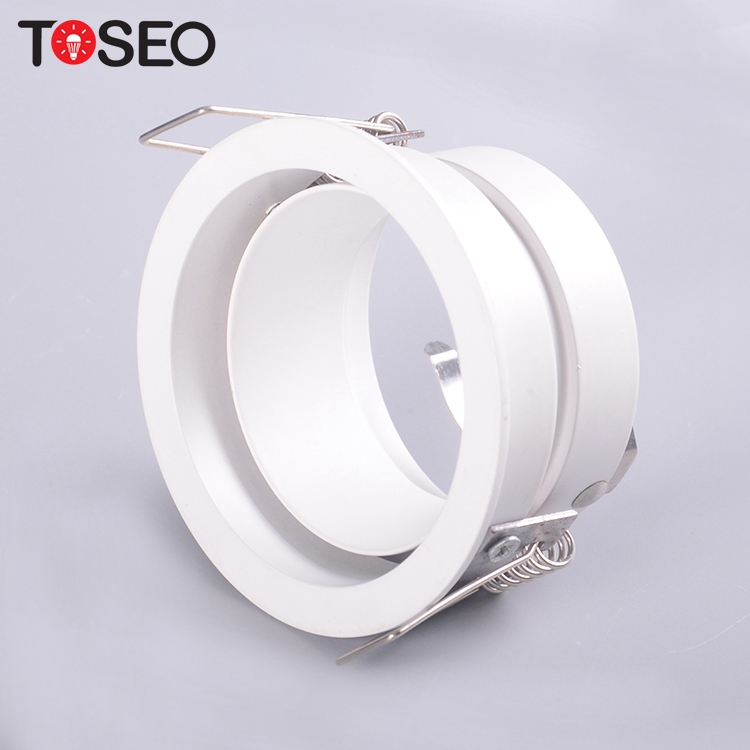 Round 76mm Recessed Mounted LED Downlight Fixture Pure Aluminium