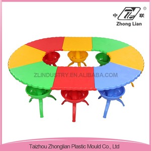 Ghế Nhựa Và Bàn Tròn Mẫu Giáo Lắp Ráp Dễ Dàng Chất Lượng Cao - Product Image 3