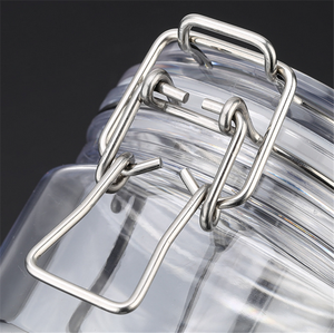 Vuông Kín Chân Không Lưu Trữ Chum Với <span class=keywords><strong>Swing</strong></span> <span class=keywords><strong>Top</strong></span> Lật Nắp - Product Image 6