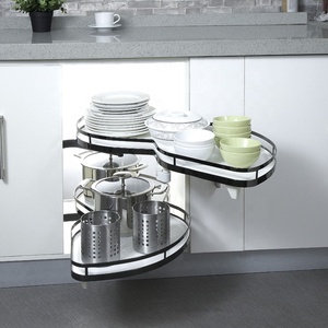 Guiding <strong>Kitchen</strong> <strong>Cabinet</strong> Accessories Magic <strong>Corner</strong> <strong>Kitchen</strong> <strong>Storage</strong> with Soft Closing Channel - Product Image 4