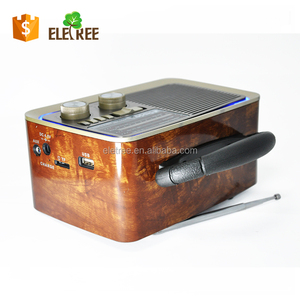 ELETREE Antic cassa in legno <span class=keywords><strong>Radio</strong></span> Sw Fm Am, altoparlanti alimentati con Usb, <span class=keywords><strong>Radio</strong></span> retrò <span class=keywords><strong>Vintage</strong></span> - Product Image 2