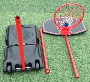 XY-BS218A 热卖高度可调篮圈在地面篮球架/系统与独家篮板
