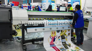 Guangzhou impresora de Papel de Pared 1.8 m <span class=keywords><strong>2</strong></span>.5 m <span class=keywords><strong>3.2</strong></span> m con Cabezal de impresión Epson DX5 DX7 - Product Image 3