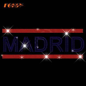 Motivo di parigi con strass per maglietta personalizzata con strass - Product Image 5