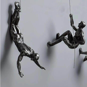 Commercio all'ingrosso a buon mercato moderno fatto a mano di buona qualità della resina artigianato parete arte decorazione statua <span class=keywords><strong>per</strong></span> la <span class=keywords><strong>casa</strong></span> interna Hotel arredamento - Product Image 2