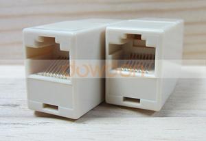 <span class=keywords><strong>RJ45</strong></span> Socket Modular Adapter Connecteur LAN Ethernet Splitter 8P8C Network Modular Plug - Product Image 5