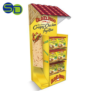 Présentoir de sol en carton pour produits alimentaires, type gondole, pour bonbons - Product Image 3