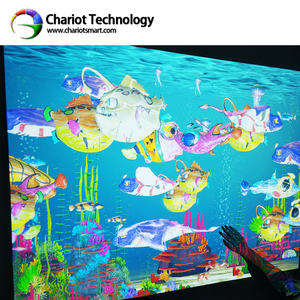 Chariot Nieuwste Reclame Product: Interactieve Graffiti Muur, Interactieve Projectie Schets Aquarium - Product Image 4