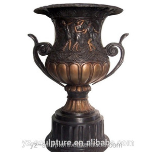 Latón/bronce flor olla para la decoración del jardín - Product Image 5