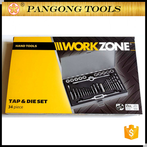 <span class=keywords><strong>Aldi</strong></span> WORKZONE OEM outils fournisseur 34 PCS Din Standard Tap et Die Set avec forets - Product Image 1