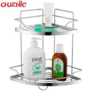 Modische Eck dusche Caddy, Edelstahl Badezimmer regal, Badezimmer regal