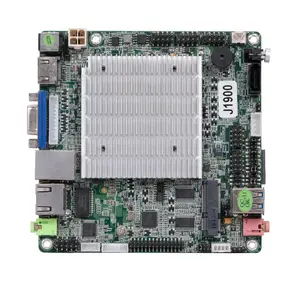 Intel Baytrail ATOM Celeron J1900 4 Cores 2.0G SOC Single Chip Design CPU DDR3 SATA Motherboard without fan.