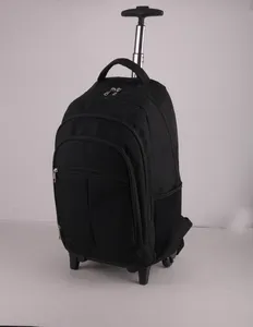 Laptop trolley travel backpack computer bags with wheels design