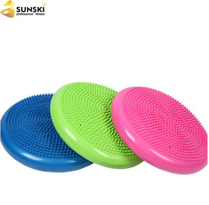 PVC estera del aire y amortiguador del masaje <span class=keywords><strong>de</strong></span> yoga estera equilibrio con bomba - Product Image 3