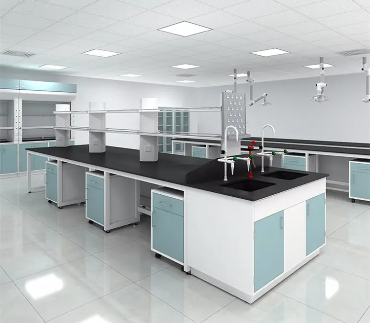 Hopui ranhura de laboratório e design de layout de laboratório, equipamento de bancada para estudar em escola/universidade/química/ciência/biologia