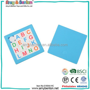OEM educativo plastica scorrevole bambini Puzzle giochi Jigsaw Puzzle alfabeto <span class=keywords><strong>inglese</strong></span> Puzzle scorrevole - Product Image 6